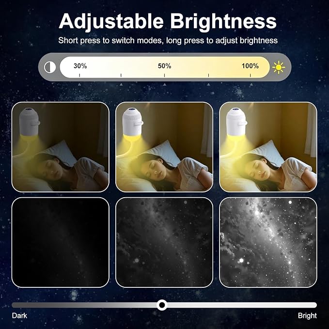 LED Galaxy Star Projection Light