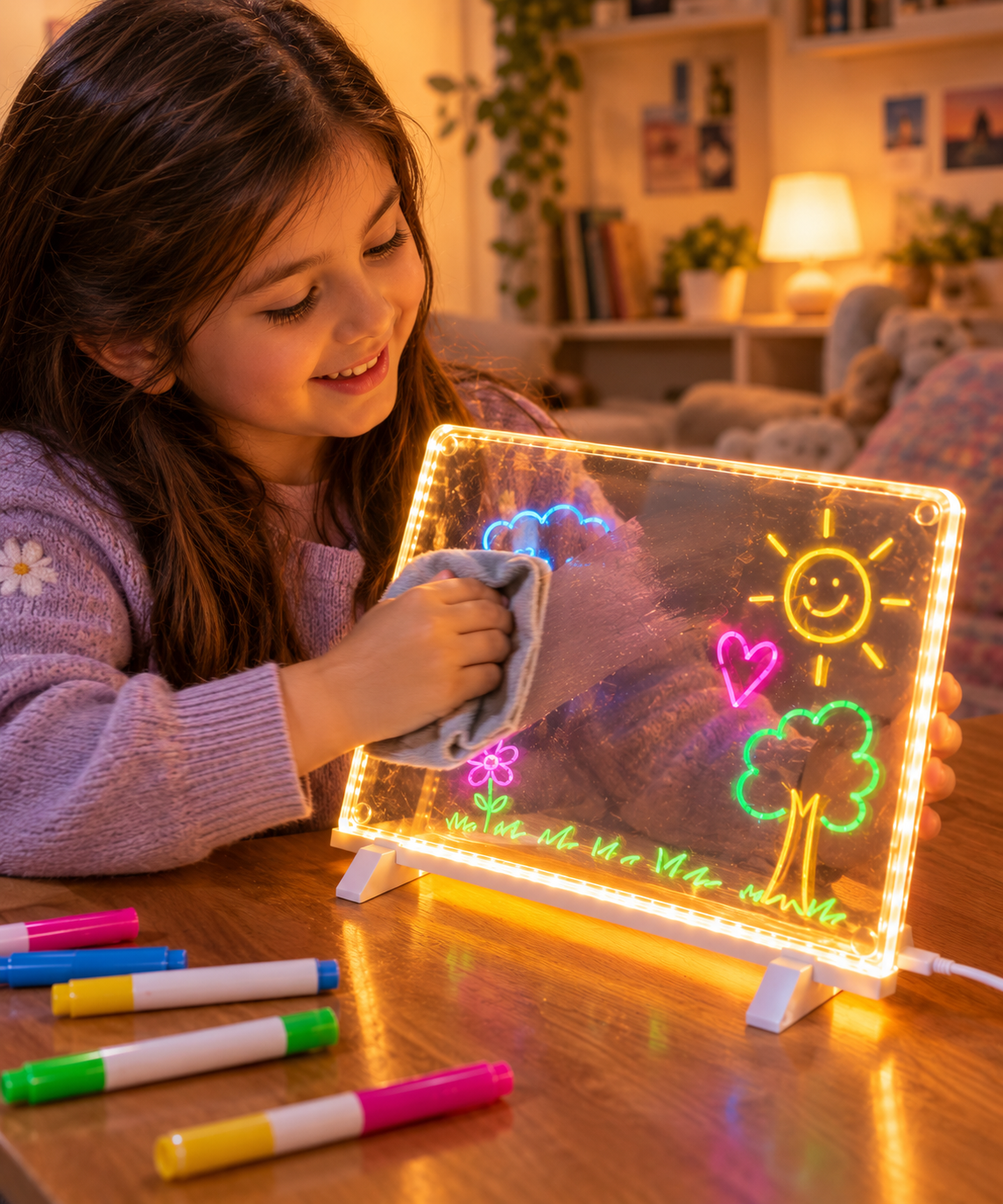 Magic Glow Kids Drawing Board