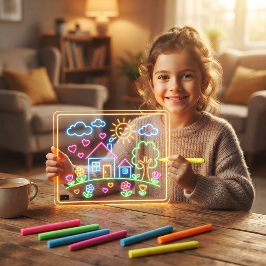 Magic Glow Kids Drawing Board