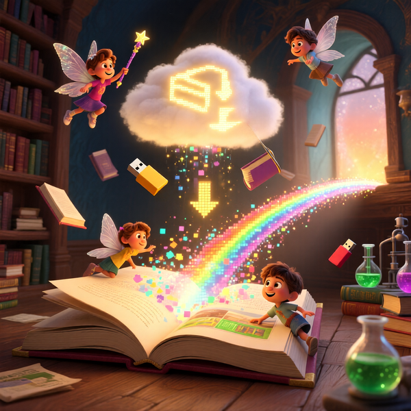 Physical book option background