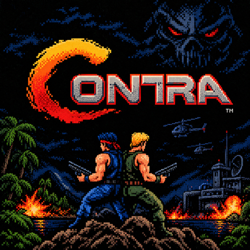 Contra gameplay or game artwork