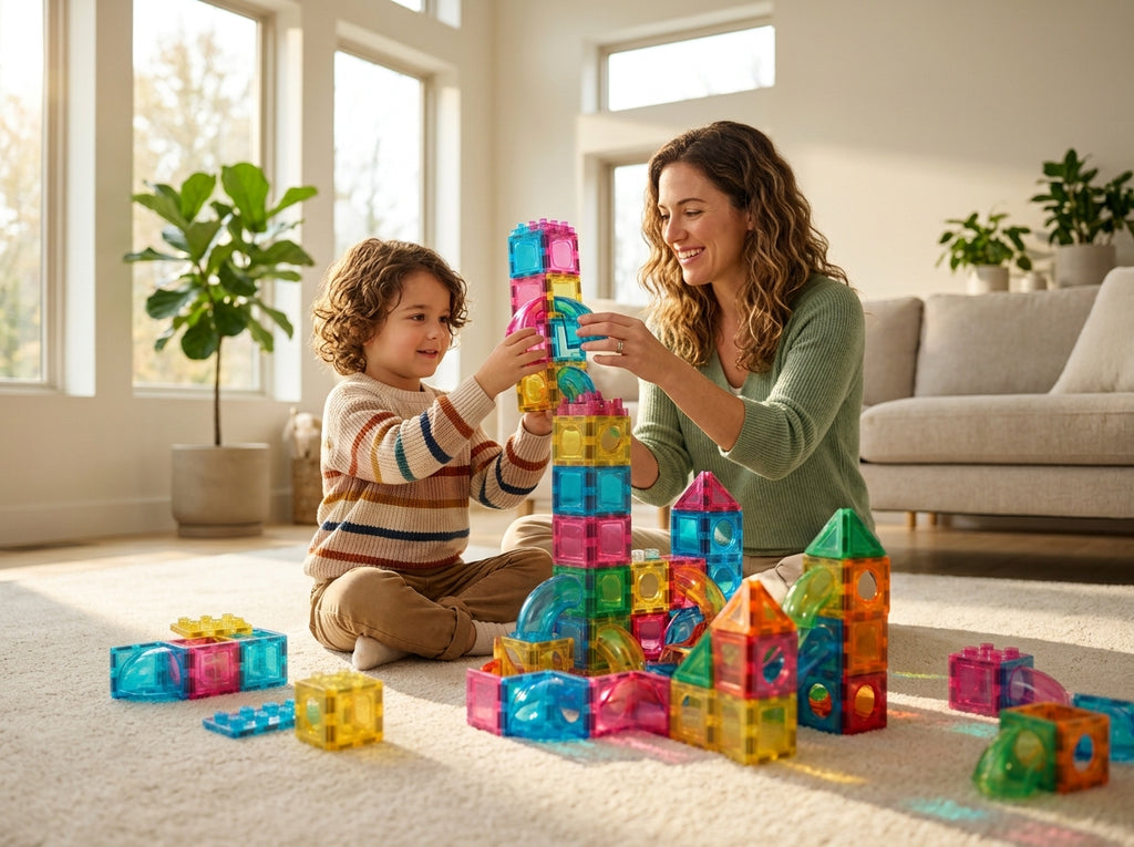 Numzaar SquishBuild™ Sensory 40 Soft Blocks for Kids