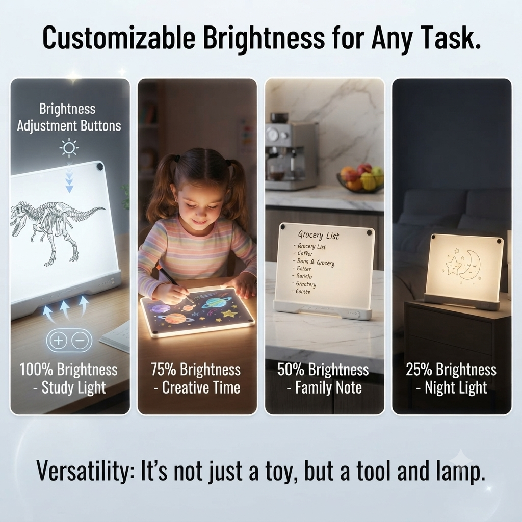 Magic Glow Kids Drawing Board