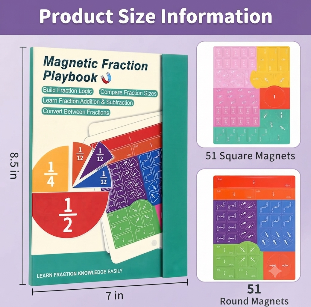 FractionQuest™ Magnetic Math Adventure