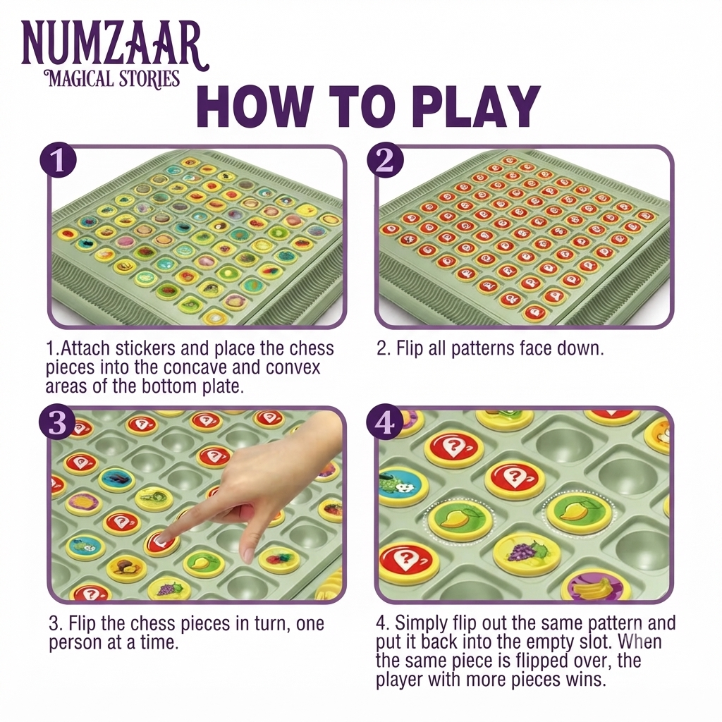 Kids Memory Game Board