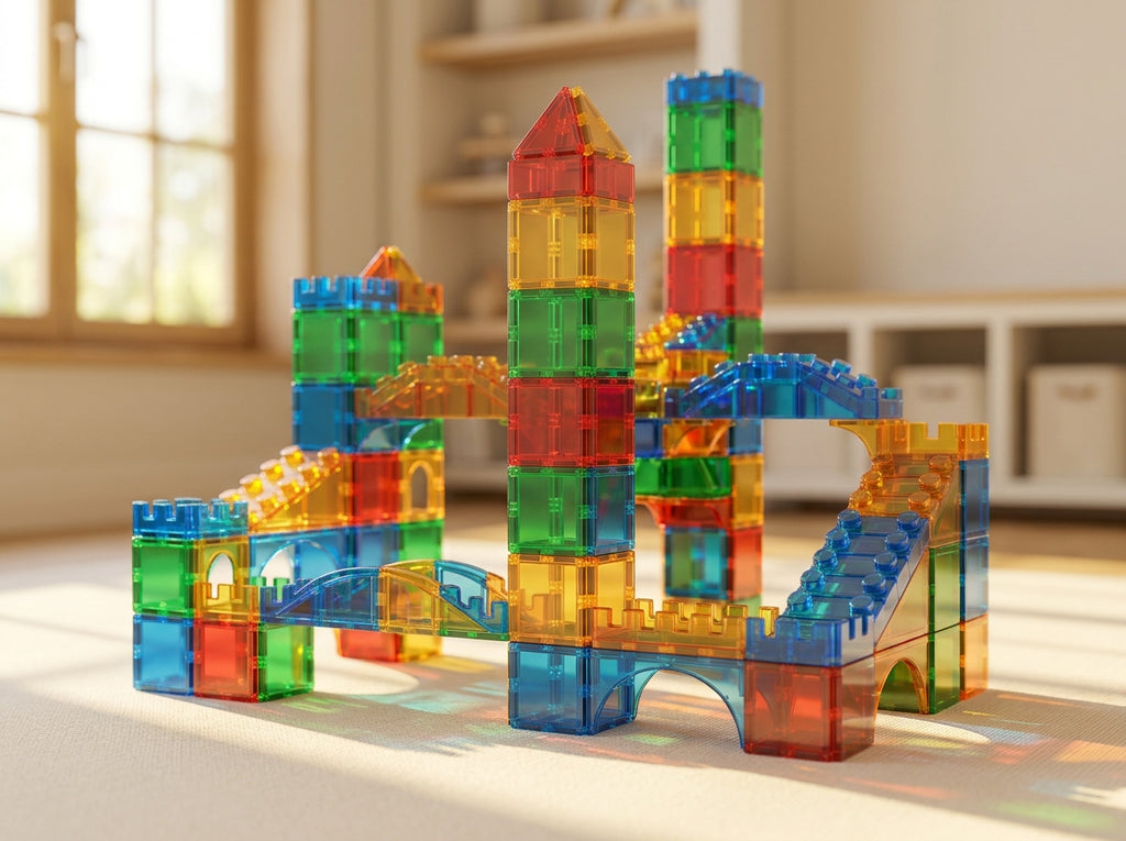 Numzaar SquishBuild™ Sensory 40 Soft Blocks for Kids