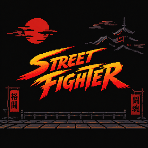 Street Fighter gameplay or game artwork