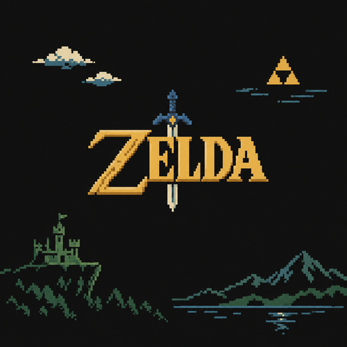 Zelda gameplay or game artwork