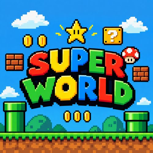 Super Mario gameplay or game artwork