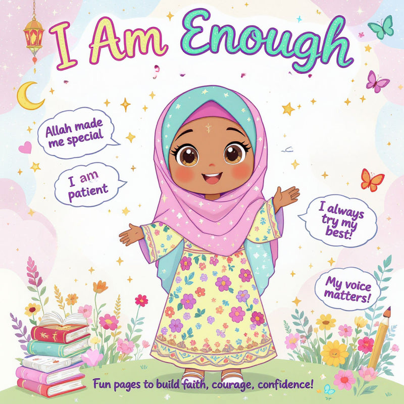 Little Queens of Faith: Islamic Affirmations & Activity Book for Girls
