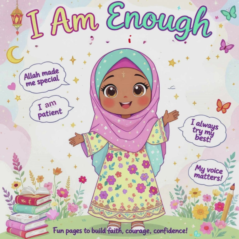 Little Queens of Faith: Islamic Affirmations & Activity Book for Girls