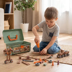 144-Piece Kids Tool Set with Electric Drill | Educational Construction Toy