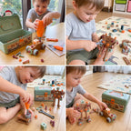 144-Piece Kids Tool Set with Electric Drill | Educational Construction Toy